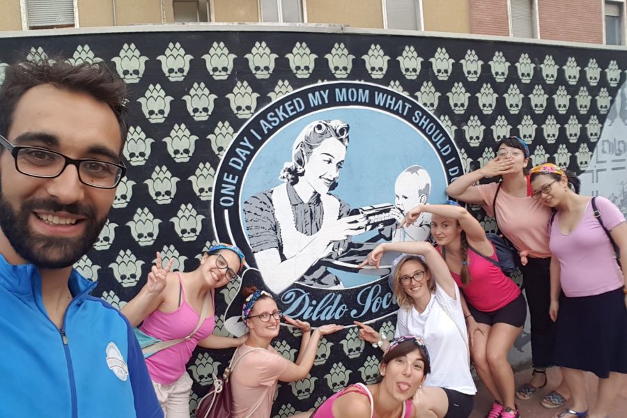 Addio al nubilato a Parma in bici!